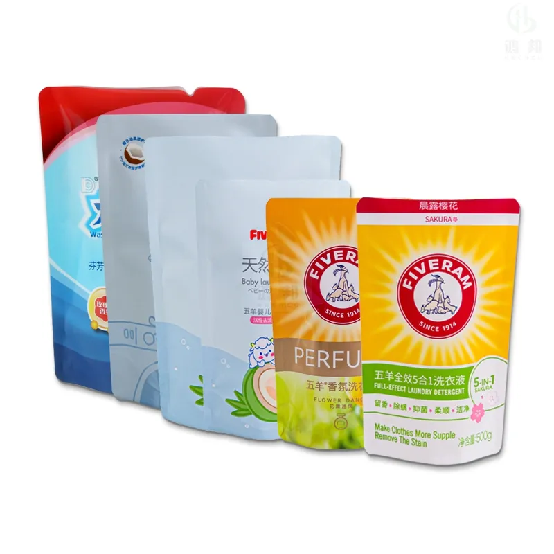 Bolsa de aluminio semitransparente para embalaje de alimentos secos, bolsa de plástico con soporte personalizado para té