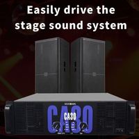 Amplificateur de puissance professionnel 2 canaux CA2 CA4 CA6 CA9, amplificateur audio stéréo 2U stable pour montage en rack, pour les performances de groupe sur scène