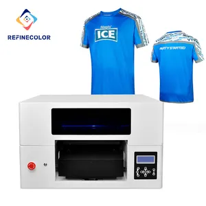 Дешевый принтер Refinecolor для футболок, лучший 3D струйный принтер для футболок, принтер для текстиля A3 DTG