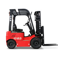 Chariot élévateur à contrepoids électrique EP EFL151Z 1,5 tonne avec batterie au lithium, chariot élévateur pour entrepôt