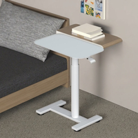 Bureau polyvalent pour les petits espaces avec mécanisme de levage pneumatique Bureau debout idéal ou table d'appoint compacte