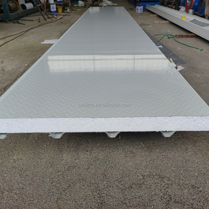 Panel sándwich de espuma Eps recubierto de hoja de hierro Panel de techo aislado Capa de aluminio Paneles sándwich Eps 100mm Grosor del núcleo - Product Image 6