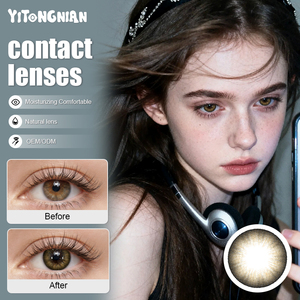 YITONGNIAN <span class=keywords><strong>Lentilles</strong></span> de contact annuelles colorées grand diamètre en gros, matériau HEMA souple, en stock entrepôt - Product Image 4