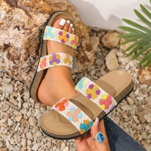 Sandalias Planas Ligeras y Cómodas para Mujer, Nueva Tendencia de Moda para Verano, Otoño e Invierno, para Playa y Exteriores - Product Image 2