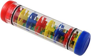 Jouet musical sensoriel pour bébé, baguette de <span class=keywords><strong>pluie</strong></span>, <span class=keywords><strong>hochet</strong></span>, tube en plastique, jouet pour bébé de 5 à 7 ans, jouet à secouer - Product Image 2