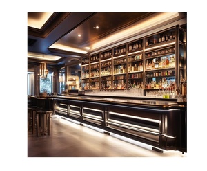 Mostrador de barra trasero comercial Muebles de barra Personalización Suministros de equipo de barra - Product Image 1