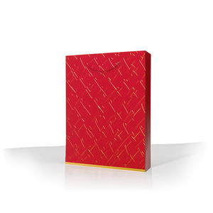 Borsa regalo in lamina d'oro 5841 di medie dimensioni con goffratura e stampa a caldo per promozioni - Product Image 2