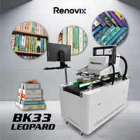 Renovix Printer Tepi Buku Inkjet Presisi Tinggi Baru Pencetakan Warna Penuh CMYK Tanpa MOQ untuk Majalah Buku Sejarah