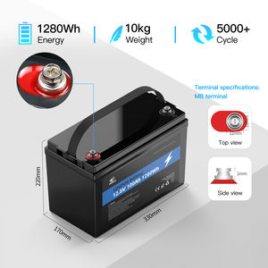 Melasta <span class=keywords><strong>Batterie</strong></span> de remplacement au plomb de haute qualité <span class=keywords><strong>12v</strong></span> 100ah Lifepo4 <span class=keywords><strong>Batterie</strong></span> <span class=keywords><strong>12v</strong></span> <span class=keywords><strong>Batterie</strong></span> au lithium pour voiturette de golf Rv - Product Image 4