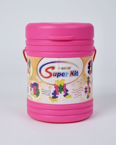 GIRNAR SUPER KIT Contains 4 animal puzzles, a shape sorter with 6 shapes and a set of blocks. Learn to construct animal puzzles - Product Image 1