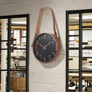 Mute Belt Gold Fashion Home Living Room Stereo <b>Digital</b> Simple Wall <b>Clock</b> - Product Image 3