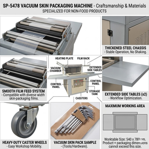 Máquina de Embalagem a Vácuo SP-5478 com Custo de Molde Zero para Peças Automotivas, Placas PCB, Acessórios de Hardware e Equipamentos Industriais - Product Image 4