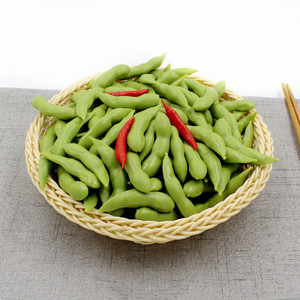 Artificial Edamame Foods Vegetables Whole Grains Food Model <b>Bean</b> Grain Food Model Simulation Edama <b>Bean</b> Display - Product Image 2