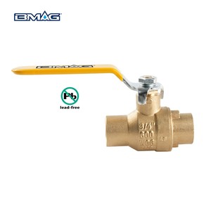 Bmag OEM ODM Mồ Hôi Đầy Đủ Cổng Bóng Van Giả Mạo Chì Miễn Phí Brass <span class=keywords><strong>Gas</strong></span> An Toàn Bóng Van - Product Image 5