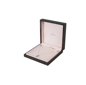 DS Custom Logo High Glossy Rectangle Display Gift <b>Necklace</b> Stand Velvet Earrings Wood Jewelry Drawer Box - Product Image 3