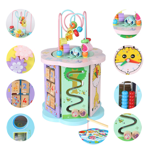 Personalizado de <span class=keywords><strong>5</strong></span> en 1 de madera Abacus laberinto de cuentas juguetes al por mayor de alta calidad tradicional juguetes educati - Product Image 4
