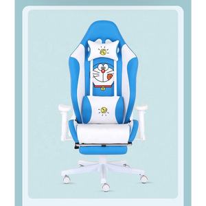 <span class=keywords><strong>Silla</strong></span> ergonómica de juegos para niños, asiento de estilo de coche de ordenador para casa, Doraemon, azul - Product Image 6