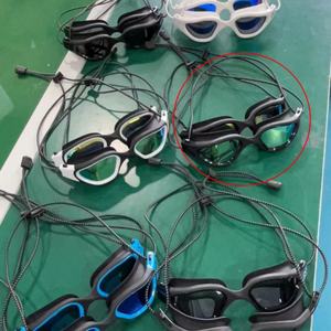 Lunettes de natation unisexes pour adultes Yl800 de style corde, avec lentilles polarisées en PC électro-plaquées, HD, étanches et anti-buée - Product Image 6