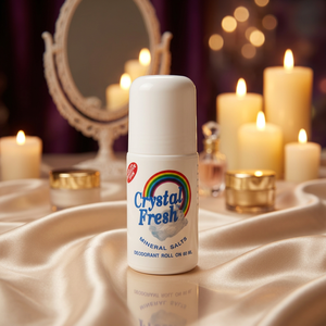 CRYSTAL FRESH Desodorante Antitranspirante Líquido Mineral en Roll-On de 60 ml RN-P060 Certificado ISO9001 ISO22716 OTOP Unisex - Product Image 1