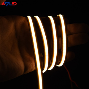 Coupeur de joint aléatoire sans Dc24V 10 W/M galvanoplastie Pcb 2200K Led Cob Strip Ce certifié 528 puces/M 8Mm pliable Cob Light - Product Image 3