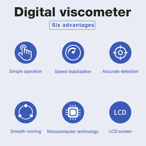 Viscosimètre de précision à écran LCD, testeur de viscosité numérique, <span class=keywords><strong>solution</strong></span> efficace de test de viscosité, vente chaude - Product Image 3