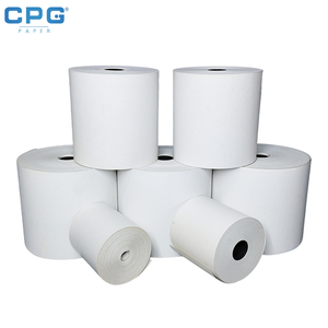 กระดาษพิมพ์ POS เคลือบเรียบพรีเมียมสำหรับซัพพลายเออร์ ขนาด 57x50 มม. 65 แกรม สำหรับพิมพ์สลากกินแบ่ง ตั๋วเดิมพัน ใบเสร็จความร้อนแบบม้วน - Product Image 1