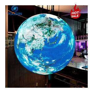 360 forma creativa di colore pieno P5 Video Display a <span class=keywords><strong>LED</strong></span> sfera flessibile 1m 1.2m 1.5m 2m diametro sfera per mostre IP65 - Product Image 2