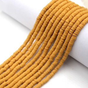 Distanziatore colorato perline di <span class=keywords><strong>argilla</strong></span> rotonde in <span class=keywords><strong>argilla</strong></span> <span class=keywords><strong>polimerica</strong></span> con perline Heishi <span class=keywords><strong>per</strong></span> <span class=keywords><strong>gioielli</strong></span> fai da te che fanno le dimensioni della fabbrica di vendita all'ingrosso da 3 a 8mm - Product Image 1