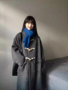 QFZ3446 - Veste courte en laine décontractée pour <span class=keywords><strong>femme</strong></span>, hiver - Product Image 2