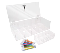 Boîte de présentation créative personnalisée de haute qualité en acrylique pour collectionneur de monnaies – Vente en gros usine