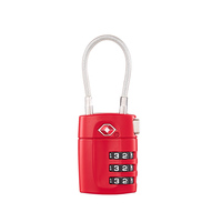 Serrure de bagage de voyage en alliage de zinc, cadenas de sécurité pour bagages, serrure à combinaison approuvée par la TSA pour l'école, la salle de sport