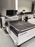 Machine de sablage laser pour verre Machine de gravure laser intelligente à miroir led