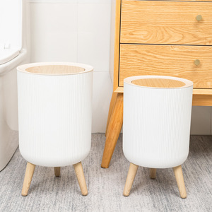 Trash Can With Touchless Sensor <b>Large</b> Capacity Plastic Storage <b>Bin</b> For Living Room Bedroom Hotel Bedside Table - Product Image 3