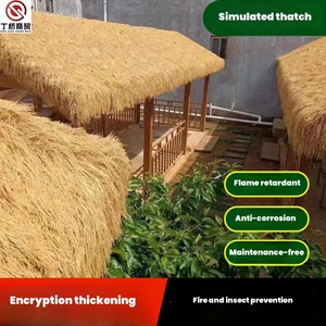 Toit de cabane en <span class=keywords><strong>gazon</strong></span> <span class=keywords><strong>artificiel</strong></span> antidérapant et résistant aux intempéries, facile à installer et bon marché - Product Image 6