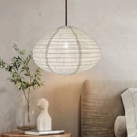 Abat-jour pliable en papier moderne, écologique, fait main et personnalisé pour une utilisation en intérieur, luminaires de plafond pour salon
