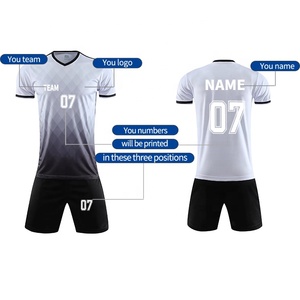 Customized Sublimation Quality Supplier Factory Top Quality Soccer Jersey Soccer Uniform Set - Product Image 3