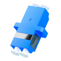 LC Fiber Optic Adapter FTTH Duplex Connector LC Duplex Fiber Optic Adapter and Coupler with Fiber Optic Patch and Patch Cord