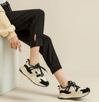 Nouveautés - Sneakers pour femmes automne-hiver, baskets de sport et de loisirs avec empeigne en tissu