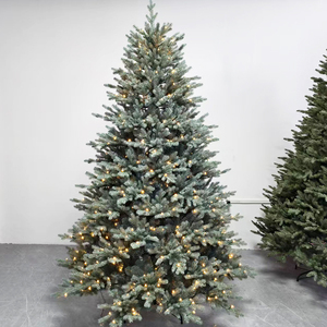 Árbol de Navidad Artificial Grande de 7.5 pies (225 cm), Doble Color, Material Nuevo de PE y PVC Fundido en 3D, con Base Giratoria - Product Image 6