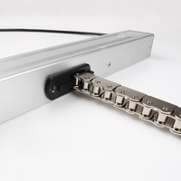 Moteur de chaîne électrique intelligent avec contrôle par application, ouvre-fenêtre moderne pour maison connectée avec accessoires de rideaux pour bureau