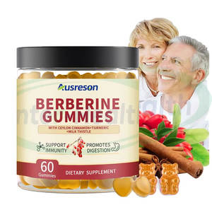 Gomitas de Berberina Hcl Sin Azúcar Ausreson OEM, Complejo de Gomitas con Cúrcuma y Canela de Ceilán, Suplementos Alimenticios - Product Image 2