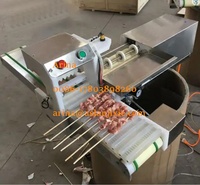 Barbecue Viande Brochette Machine Filet De Boeuf Viande Portant Des Cordes Machine Poulet Viande Satay Kebab Brochette Machine