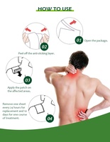 Patch transdermique antidouleur, service OEM, adhésif, analgésique à base de plantes, patch naturel contre la douleur, pansement pour les douleurs articulaires, dorsales et musculaires