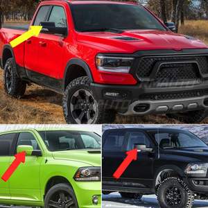 Cubierta de Espejo Retrovisor Lateral de Alta Calidad para Dodge Ram 1500 2013-2018, Repuesto de la Tapa del Espejo Retrovisor - Product Image 6