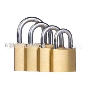 अमेरिकी यूरोपीय संघ तांबा पैडलॉक पार-सीमा पार ब्रश कॉपर लॉक - Product Image 1