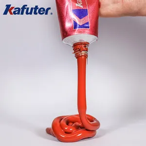 Kafuter K-383 alta temperatura resistente adesivo sem junta RTV vedante vermelho