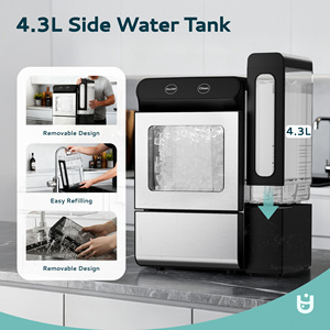 Machine à glaçons domestique ETL Wholesale 12 kg/jour, faible bruit, haute qualité, fabrication de glaçons en forme de pépites, pour comptoir - Product Image 5