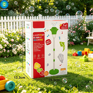 Machine à bulles réglable avec lumière et musique, souffleur de bulles automatique pour l'extérieur, pour enfants, en plastique, pour les fêtes - Product Image 4