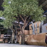 Fabrikpreis Maßgefertigter Künstlicher Olivenbaum Bonsai 1-10 Meter für Innenräume, Kunstpflanze Olivenbaum für Heim, Restaurants, Hotel Dekoration