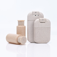 Bouteille Plastique Personnalisée Recyclable et Biodégradable de 30ml 100ml 150ml 250ml 500ml avec Pompe Distributrice de Lotion et Paille